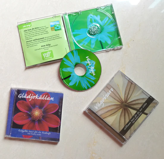 7.5mm Mini 1-CD In Case Clear Packaging With 4 Pages Booklet Insert And One Page Tray Card
