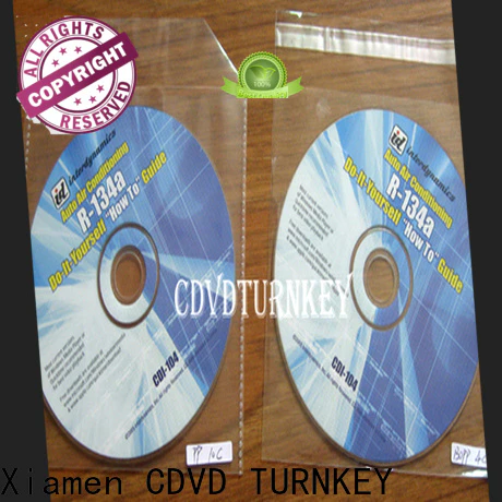TURNKEY tape cd paper sleeve manufacturers for plant