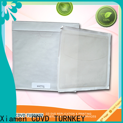 TURNKEY Top dvd plastic sleeves factory for plaster