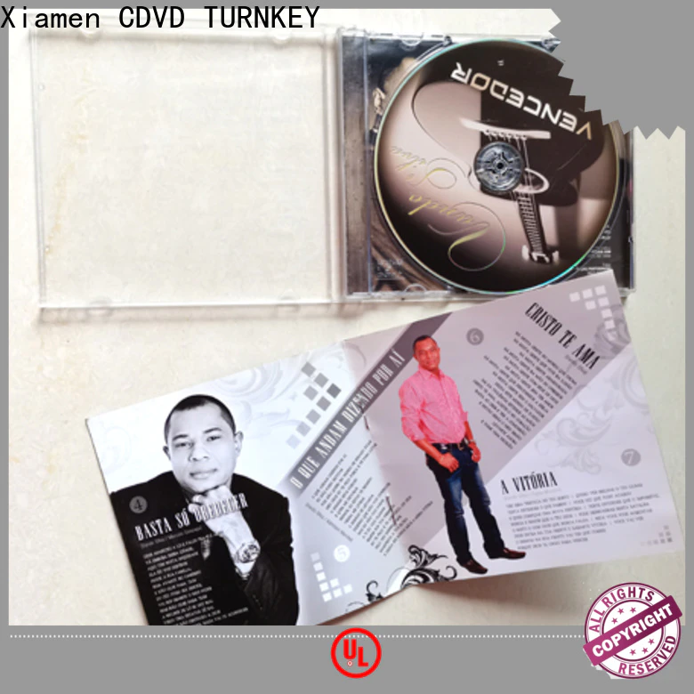TURNKEY booklet clear cd jewel case for business for factory buildings