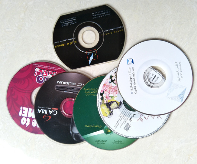 8cm CD/DVD disc mass produce by pressing or replication