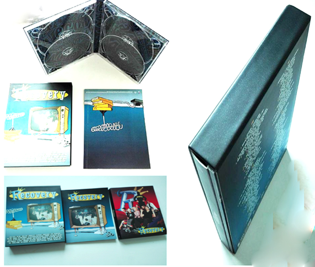 1200g printed 4 colour process + Matt Cello 1 side cd dvd digipak booklet Hardcover slipcase box