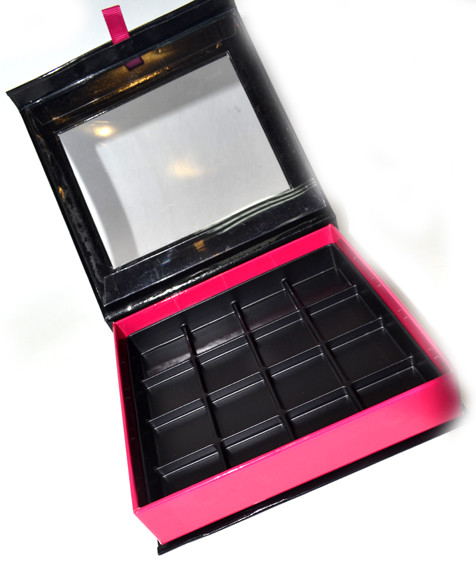 Luxury Pink Paper Cosmetic Makeup Storage Packaging Box