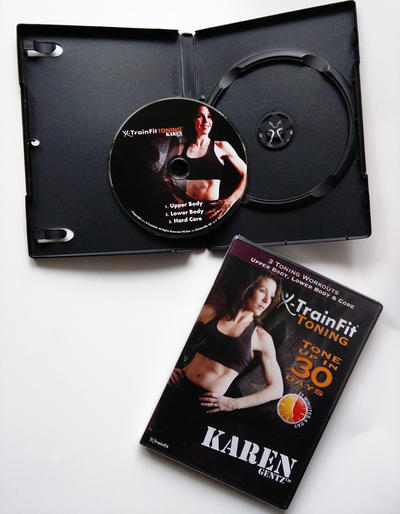 fitness DVD replication be packed black&clear dvd case
