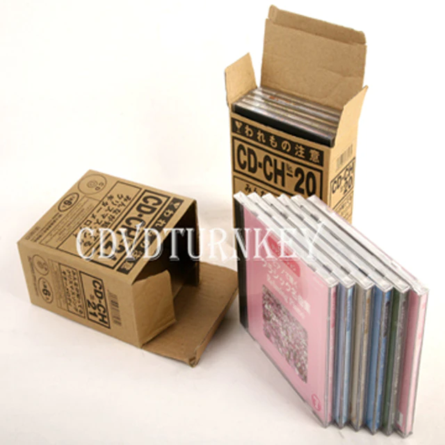 cd in jewel case packaging and per 10pcs in one carton box