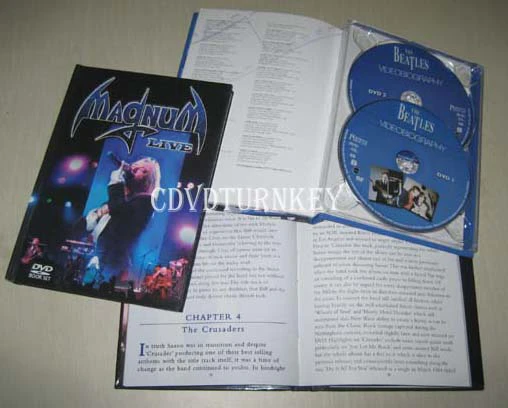 cd dvd disc and album book
