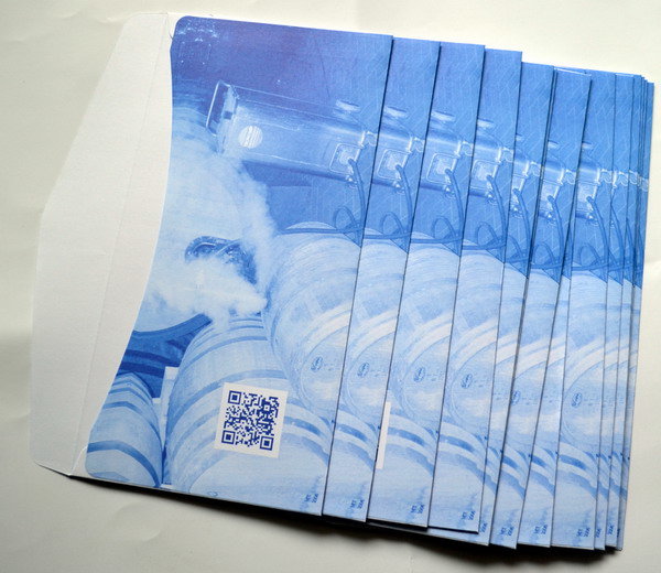 120g color printed 10# envelopes 220x110mm