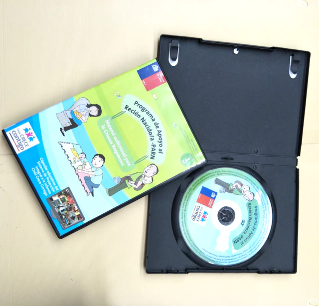 Baby Care Video DVD replication with dvd case packaging