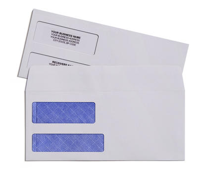 80g 100g 120g Security single or double window envelope
