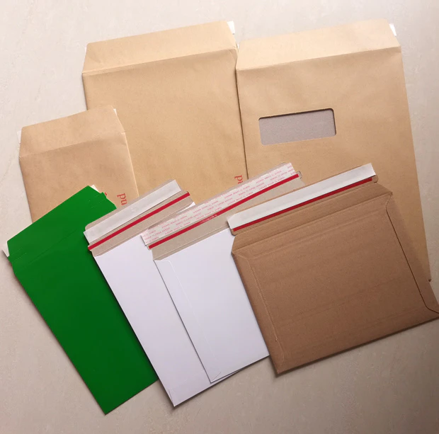 customized kraft white brown or color board Envelope
