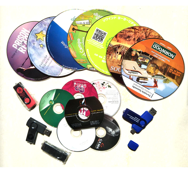 15 years China CD DVD replication and printing and USB factory