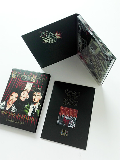 top quality CD DVD gift box dvd storage box case DVD digipak with slipcase & books printing