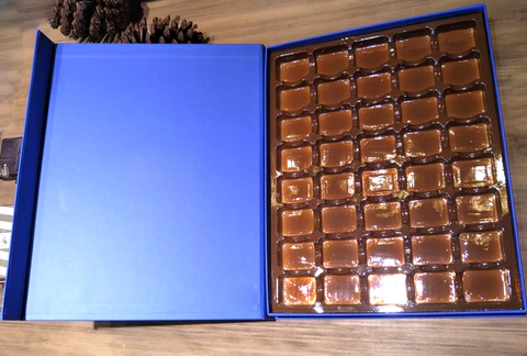 chocolate box food grade PET plastic tray