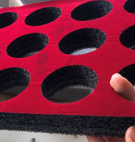 color foam, fireproof foam,rubber foam and anti-static foam. EVA base,mounted on a layer of cloth plus printing