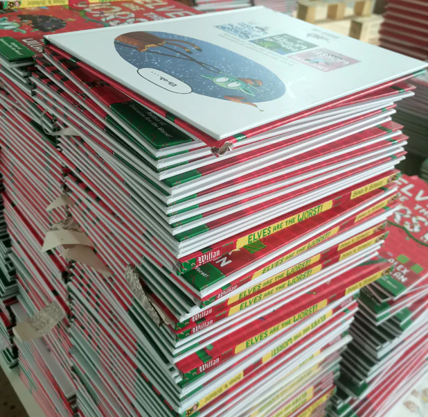 spot UV matt lamination hardcover children story book manufacturier china