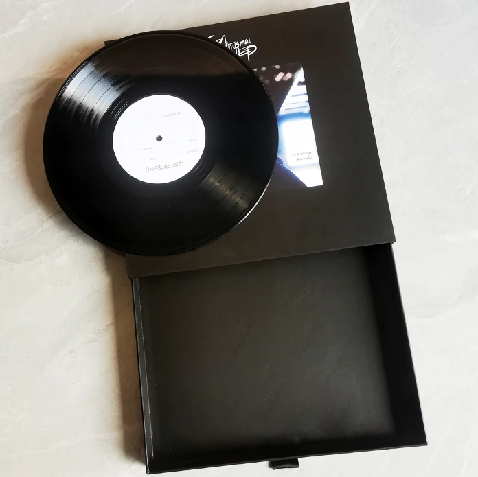 Vinyl Record pressing in gift box packaging