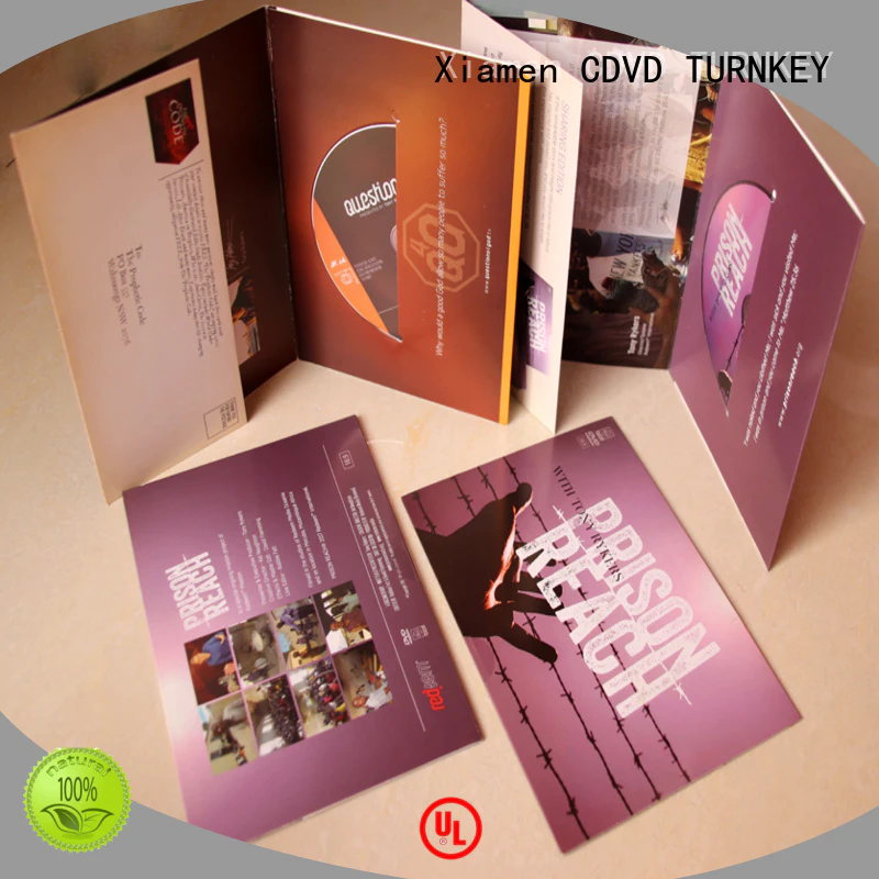 TURNKEY good price cardboard CD jackets printing directly sale for factory buildings