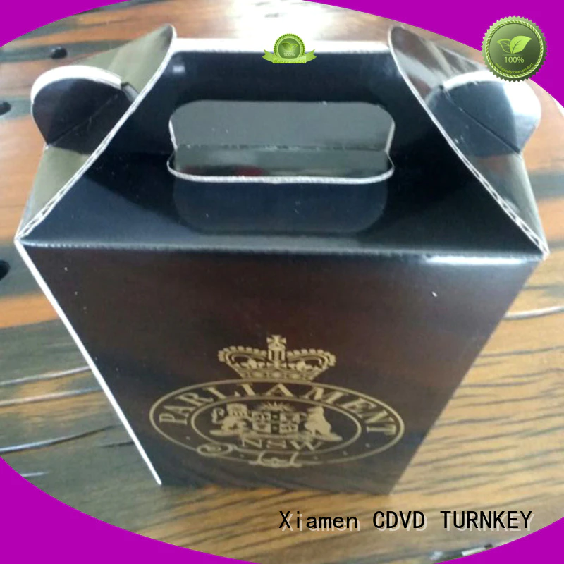 TURNKEY elegant wine box cardboard environmental protection for work