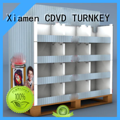 TURNKEY display corrugated printing box directly sale for air port