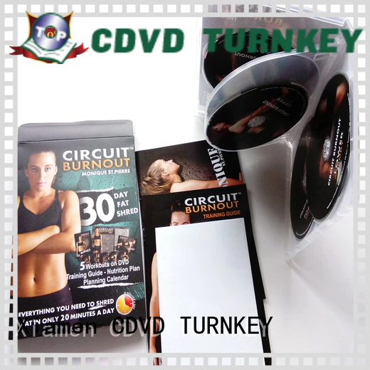 TURNKEY Top dvd packaging factory buffet