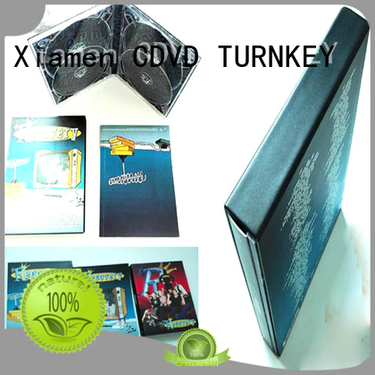 TURNKEY satisfactory CD hardboard box promotion for video