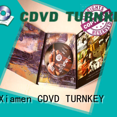 TURNKEY different size 4 panel cd digipak transfer services cd for computer