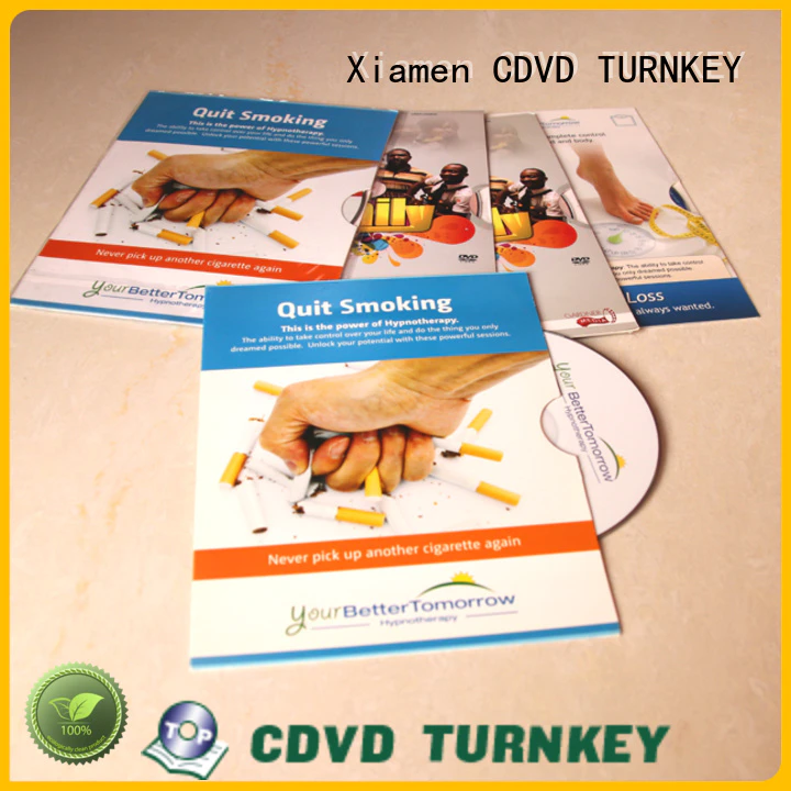 TURNKEY good price dvd cardboard sleeve advanced technology for factory buildings