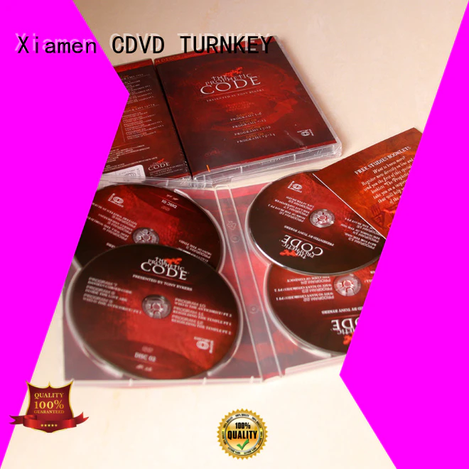 TURNKEY customized cd box manufacturer cafeteria