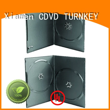 TURNKEY cshell slim dvd case manufacturers for hotels