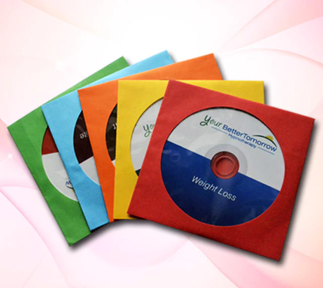cd in paper sleeve 80g/100g white or color with windows
