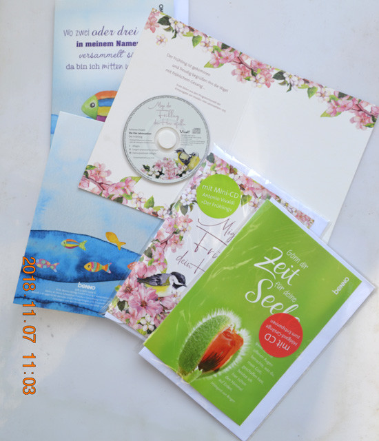 cd in greeting cards packaging for Germany market