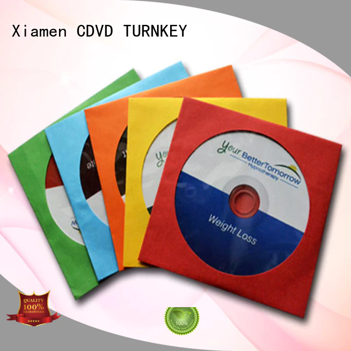 TURNKEY or dvd plastic sleeves factory sale for plant