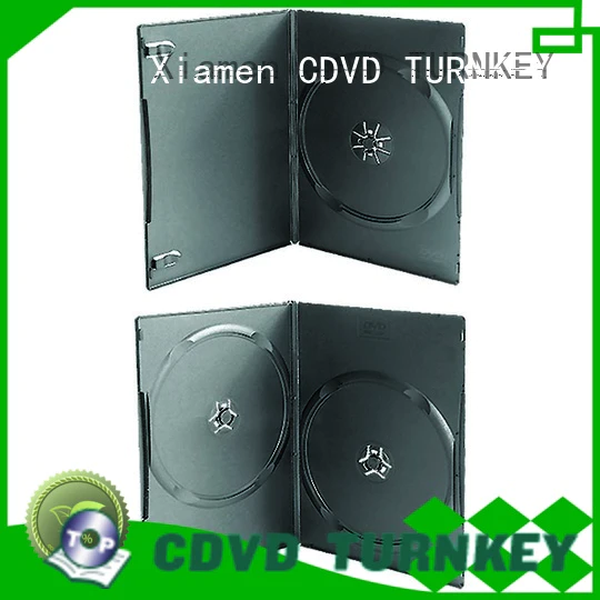 TURNKEY cshell cd dvd case directly sale for hotels