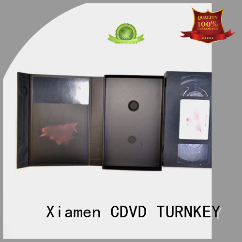 TURNKEY stronger CD hardboard box from China for video