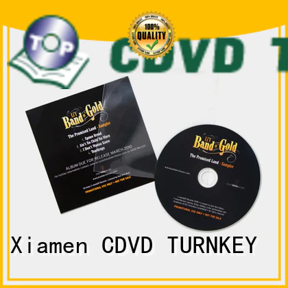TURNKEY duplication cd jacket factory for buildings