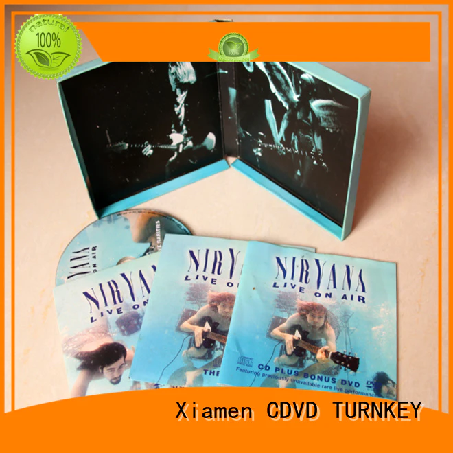 TURNKEY Customized cd box factory for person