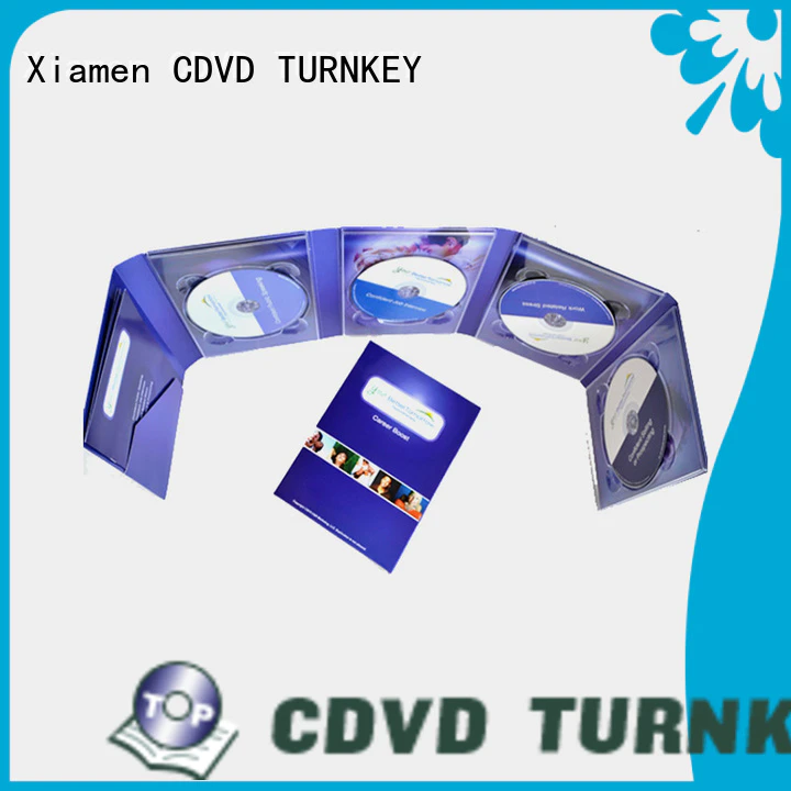 TURNKEY book dvd digipak trays directly sale for shopping mall