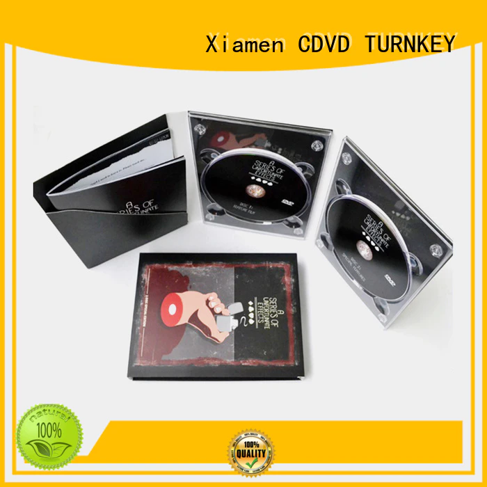 TURNKEY different size dvd digipak trays transfer services cd for computer