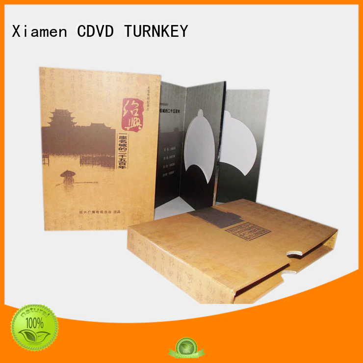 satisfactory clamshell book box from China for video