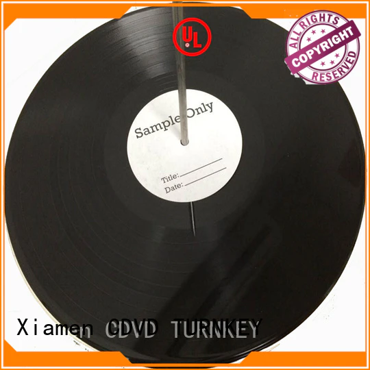 TURNKEY record vinyl record manufacturing printing and binding for hotel